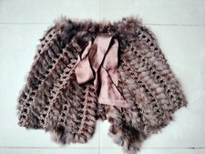 Cape / Châle En Fourrure Et