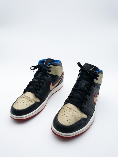 Nike air jordan mid - air, mid'noir