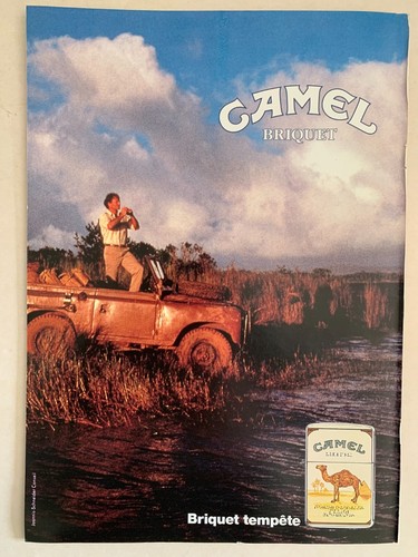 Publicite 1989 camel briquet - 1989,