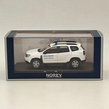 Norev 1/43 Dacia Duster 2020 Gendarmerie-Equipe Cynophile White Diecast Model