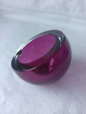 CENDRIER CRISTAL ST LOUIS DEMI SPHERE