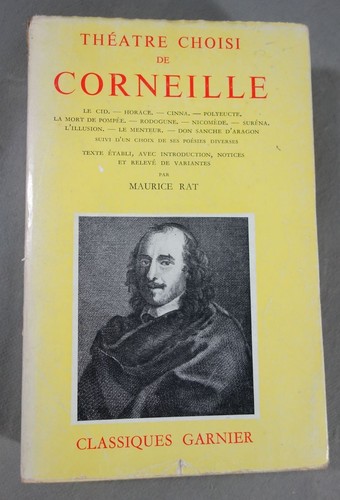 Théatre choisi corneille - théatre,