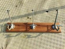 3 ANCIENS PORTE MANTEAUX PATÈRES ALUMINIUM LOFT, INDUSTRIEL VINTAGE VESTIAIRE