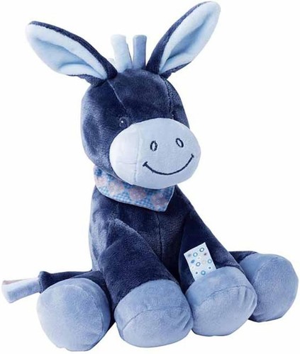 Peluche âne cheval - , bleu