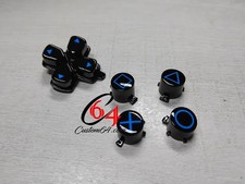 Kit boutons ps5 noir bleu - boutons,