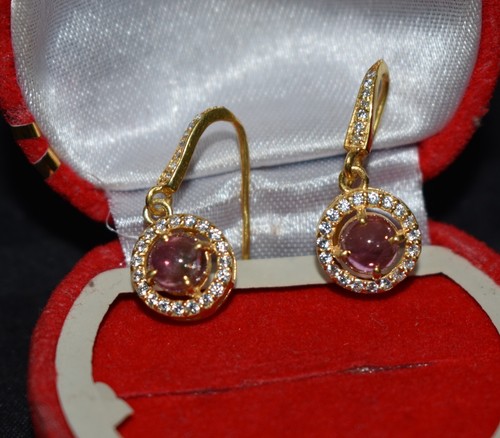 Rose tourmaline pierre - rose,