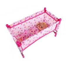 Berceau de poupée rose de 30 cm/12 pouces, maison de jeu pour enfants, jouets,