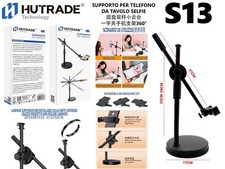 HUTRADE S13 Support De Bureau Pour Smartphone Vlog Vidéo Live Streaming Mar
