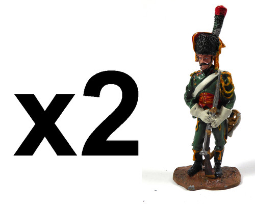 Lot figurines chasseurs - de,