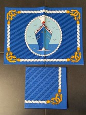 1 set de table Hermès bleu