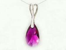 Pendentif goutte cristal