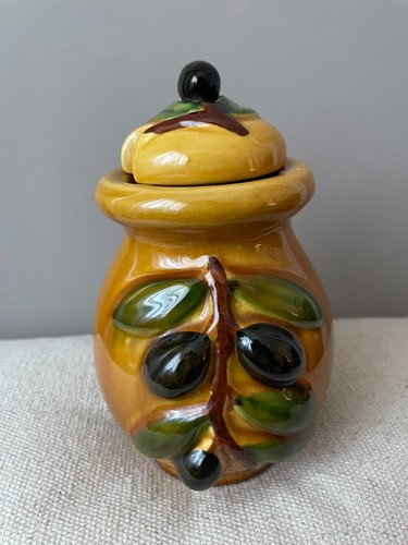 Pot olives gres vernisse - olives,