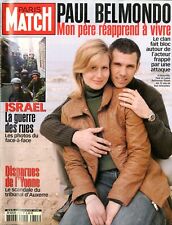 Paris Match 14/03/02 n°2755 Paul Belmondo Disparues de l'Yonne Lolo Ferrari