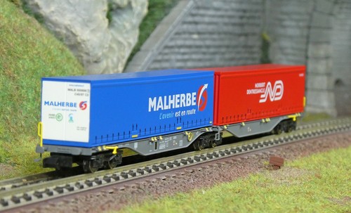 Wagon porte conteneurs sggmrss - wagon, porte-conteneurs