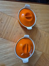 Mini cocotte en fonte, vintage, Le Creuset n° 14 LOT De 2 TTB 
