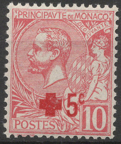 Timbre monaco année 1914 - timbre,