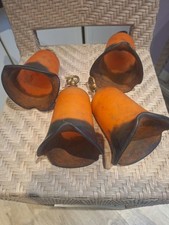 4 tulipes pâte de verre