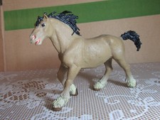 912Z Vintage 1991 Safari Ltd Chine Clydesdale Cheval de Trait Brun 1:20