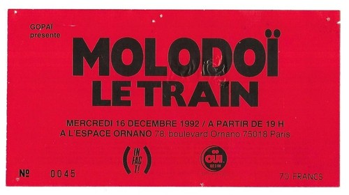 Rare ticket billet concert - rare,