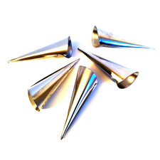 10 LOTS DE 5 CONES A