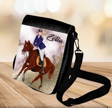 Sac bandoulière Equitation personnalisé avec prénom