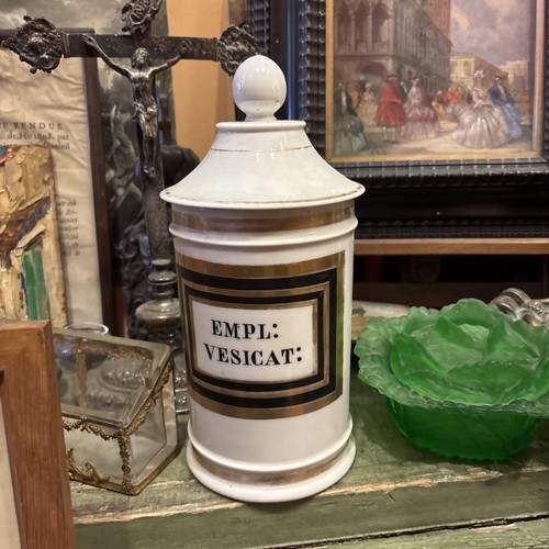 Ancien pot pharmacie - ancien, en
