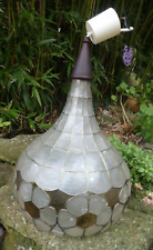 Luminaire Plafonnier Lustre suspension en Nacre et laiton Vintage forme Goutte 5