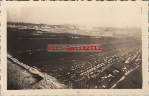 Photo ww2 mine lignite à - de,
