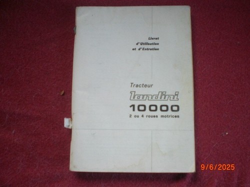 Livret entretien des - livret,