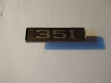 badge 351 Ford Mustang