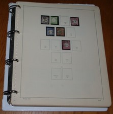 1872-1945 Reich Allemagne collection sur pages à voir 80 photos +PERFINS! INFLA