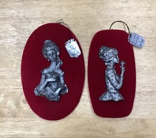 Lot De 2 Cadres En Etain Sur