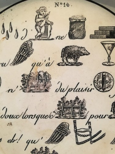 Assiette creil choisy rebus - choisy?,