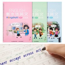  3 Pcs Adults Word Writing Practice for Cahier Calligraphie Livre Papier Manuel