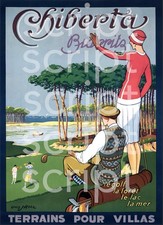 AFFICHE POSTER Biarritz Golf