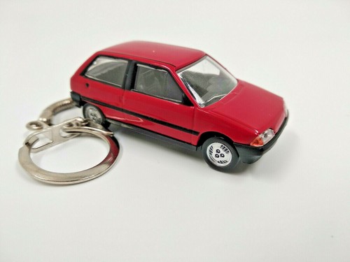 Porte clé citroën rouge - porte, ax