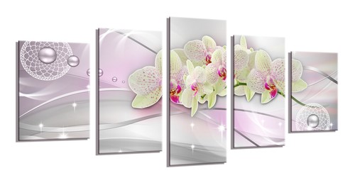 Tableau sur toile orchidees - sur,
