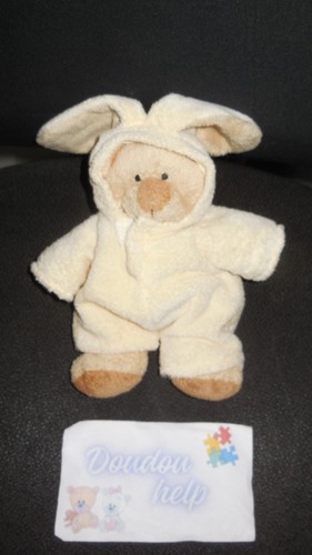 Doudou peluche ours déguisé - peluche,