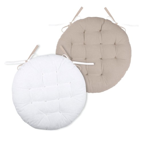 Ecru lin coussin de - ecru, chaise