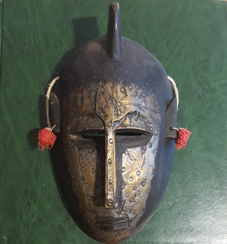 Masque guerrier africain - masque,