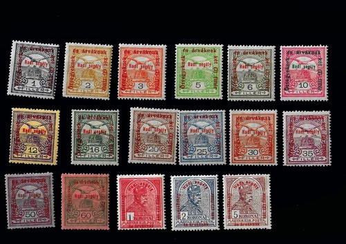 Timbres hongrie 1915 - timbres,