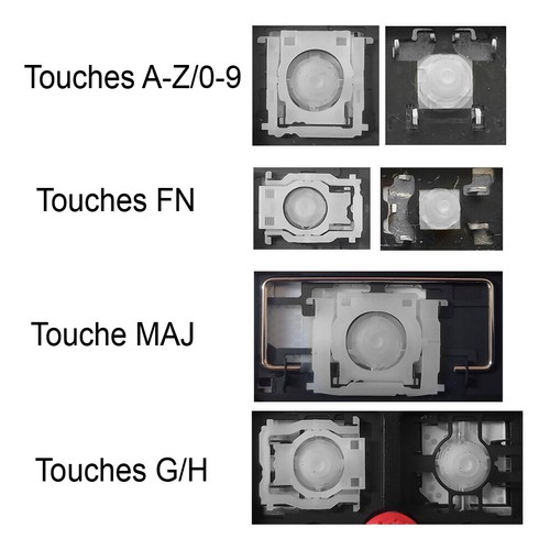 Touche clavier pour lenovo - touche,