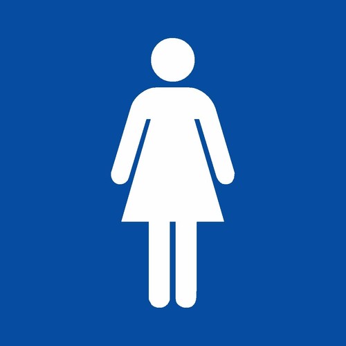Plaque signalitique toilettes - plaque,