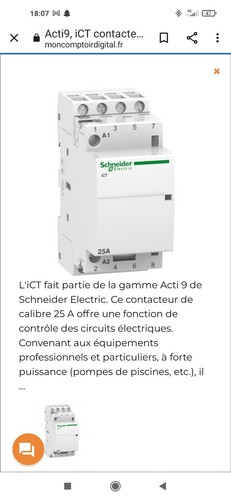 Contacteur puissance - de,