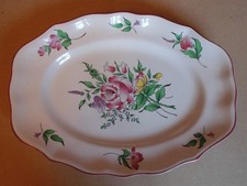 plat ovale en faience de