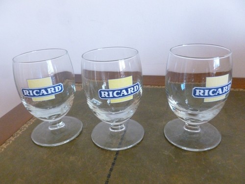 Ricard lot trois - verres, ballon