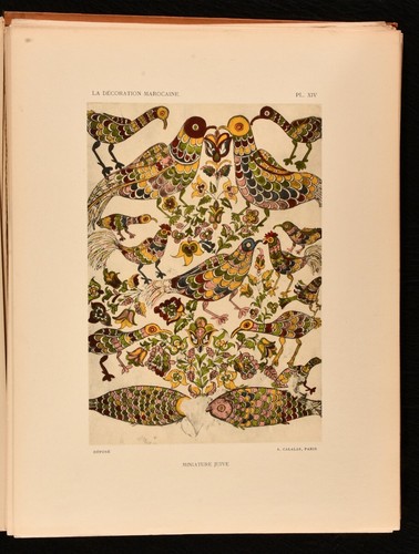 1924 decoration marocaine - la,