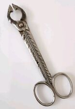 Ancien Ciseaux Pince Outil En Paire De Ciseaux Sucre Cuir Caoutchouc A Identifié