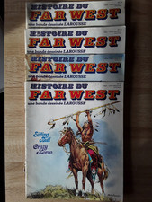 BD-Histoire du Far West- N° 2/8/12/13 - Larousse- 1980 1981