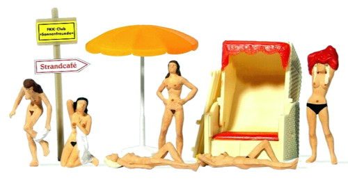 Preiser 10107 plage fkk - preiser,